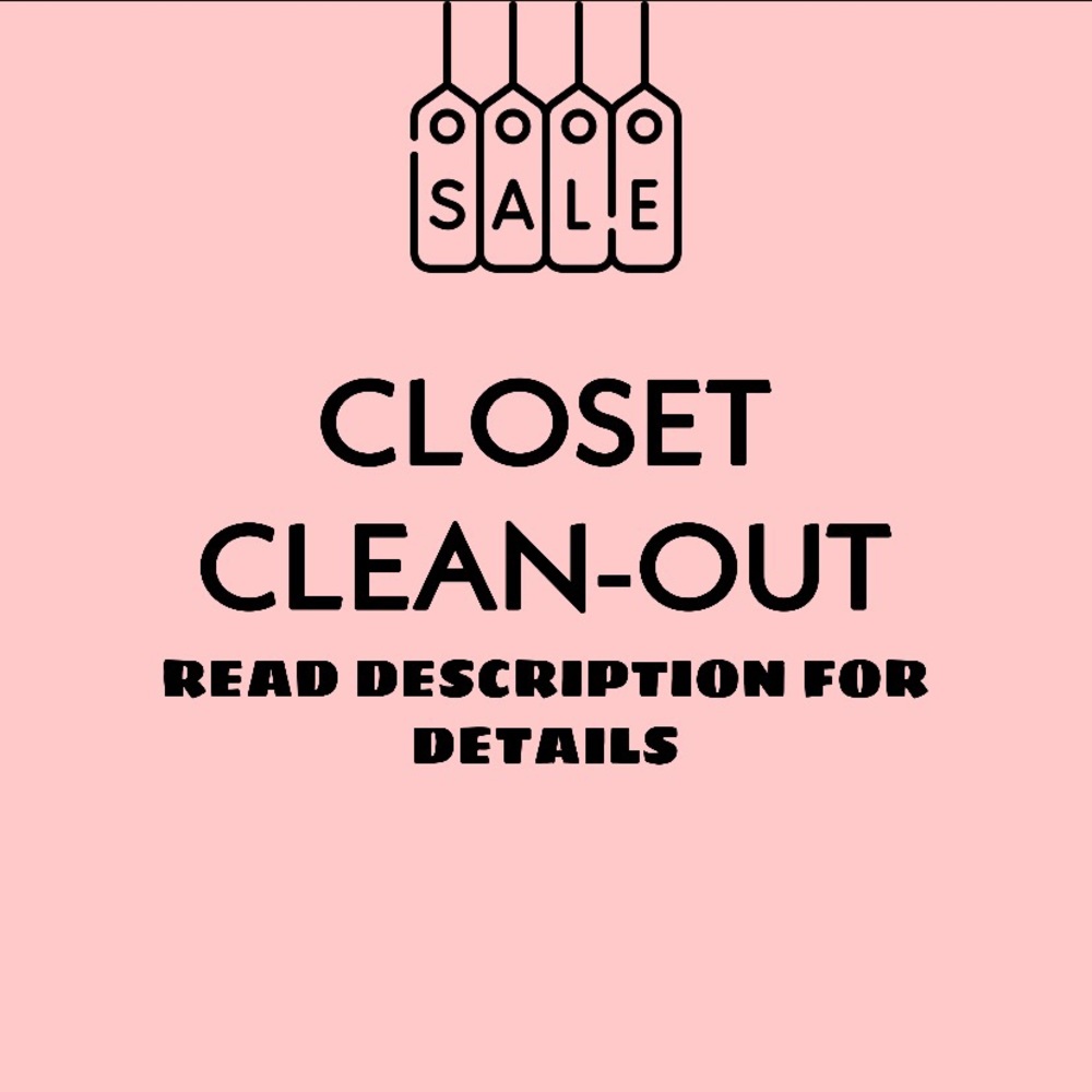 HUGE CLOSET SALE